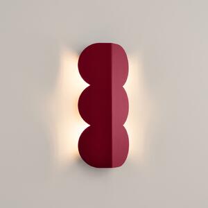 Zidna lampa BISCUIT Crvena
