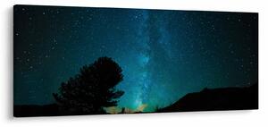 Slika noćnog neba sa zvijezdama (120x50 cm)
