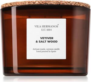 Vila Hermanos Apothecary Vetiver & Salt Wood mirisna svijeća 350 g