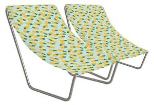 Set od 2 sklopive ležaljke za plažu SAND PINEAPPLE