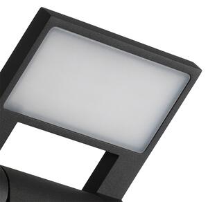 Vanjska zidna svjetiljka siva, uključujući LED IP54 sa senzorom pokreta - Zane