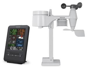 Sencor - Profesionalna meteorološka stanica s LCD zaslonom i budilicom 1xCR2032 + 3xAA