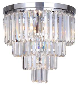 Zuma Line FC17106/4+1-CHR - Kristalna stropna svjetiljka 5xE14/40W/230V krom