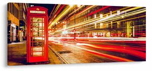 Slika crvene londonske telefonske govornice (120x50 cm)