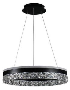 LED Prigušivi luster na sajli LED/80W/230V 3000-6500K crna + daljinski upravljač