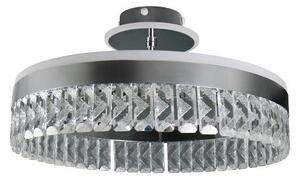 LED Prigušivi nadgradni luster LED/75W/230V 3000-6500K krom + daljinski upravljač