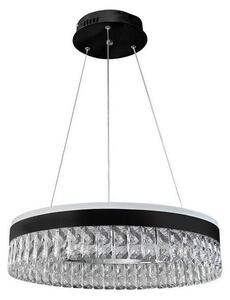 LED Prigušivi luster na sajli LED/90W/230V 3000-6500K crna + daljinski upravljač