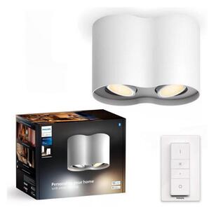 Philips - LED Prigušiva reflektorska svjetiljka Hue PILLAR 2xGU10/4,2W/230V + DU bijela