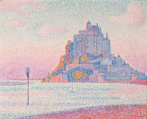 Reprodukcija Mont Saint-Michel, Setting Sun, 1897, Signac, Paul