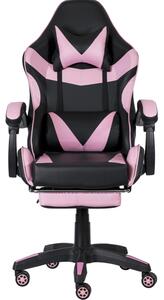 Ergonomska igračka stolica CLASSIC s osloncem za noge ružičasta