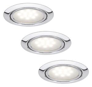 Paulmann 99814 - SET 3x LED Ugradna svjetiljka MICRO LINE LED/1W/230V/12V