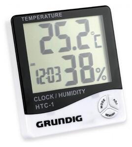 Grundig - Meteorološka stanica s budilicom 1xAAA