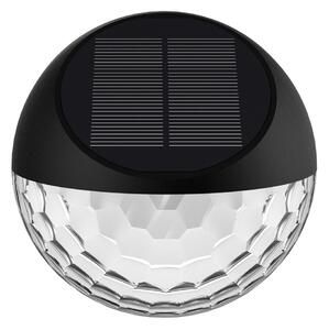 Aigostar - LED RGB Solarna zidna svjetiljka LED/2W/1,2V crna IP44