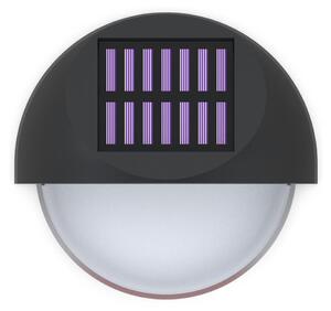 Aigostar - LED Solarna zidna svjetiljka LED/1W/1,2V crna 2700K IP44