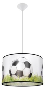 Sollux SL.1429 - Dječji luster na sajli FOOTBALL 1xE27/15W/230V pr. 40 cm