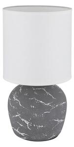 Globo 21739G - Stolna lampa MARBLE 1xE14/40W/230V siva