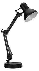 Aigostar - Stolna lampa 2u1 1xE27/40W/230V crna