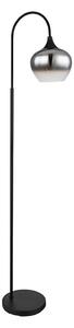 Globo 15548S - Podna lampa MAXY 1xE27/40W/230V crna/dimna