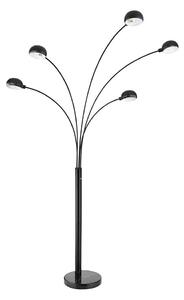 Globo 58228NB - Podna lampa SEYMOUR 5xE14/40W/230V crna