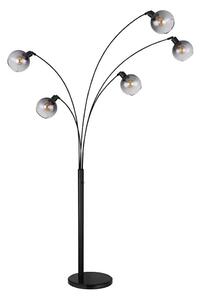 Globo 58228NBS - Podna lampa SEYMOUR 5xE27/40W/230V dimna
