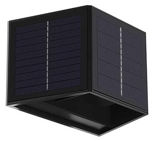 LED Solarna zidna svjetiljka CUBUS 2xLED/1,5W/3,7V IP54