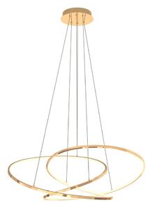 Zuma Line MD7360-1A-3GT - LED Luster na sajli CHOLET LED/56W/230V zlatna
