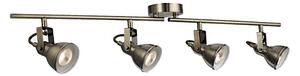 Searchlight 81544 - Reflektorska svjetiljka FOCUS 4xGU10/50W/230V mesing