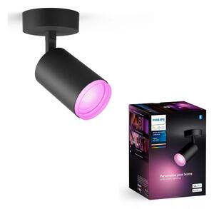 Philips - LED RGBW Prigušiva reflektorska svjetiljka Hue FUGATO 1xGU10/4,2W/230V crna