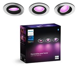 Philips - SET 3xLED RGBW Prigušiva ugradbena Hue CENTURA 1xGU10/4,2W/230V