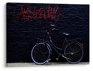 Slika bicikla u Amsterdamu (70x50 cm)