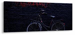 Slika bicikla u Amsterdamu (120x50 cm)
