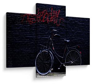 Slika bicikla u Amsterdamu (90x60 cm)