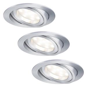 Paulmann 92797 - SET 3xLED/6,8W IP23 Ugradbena svjetiljka za kupaonicu COIN 230V