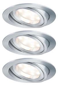 Paulmann 93970 - SET 3x LED/7W IP23 Ugradbena svjetiljka za kupaonicu COIN 230V