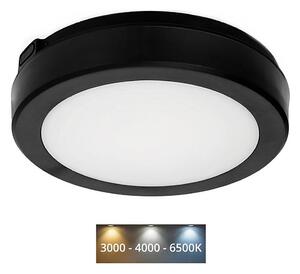 LED Stropna svjetiljka za kupaonicu NAIROS LED/12W/230V 3000/4000/6500K IP65 crna