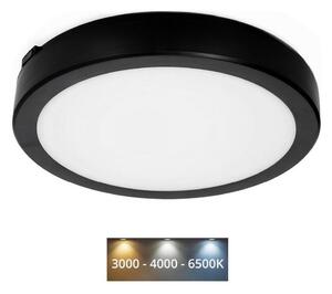 LED Stropna svjetiljka za kupaonicu NAIROS LED/24W/230V 3000/4000/6500K IP65 crna