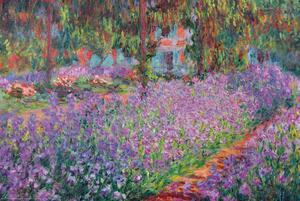 Poster The Artist's Garden at Giverny, 1900, Claude Monet