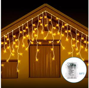 Aigostar - LED Vanjske božićne lampice 200xLED/8 funkcija 13x0,6m IP44 topla bijela