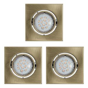 Eglo 93248 - SET 3x LED Ugradbena svjetiljka IGOA 3xGU10/5W/230V