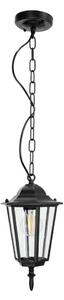 Vanjski luster na lancu 1xE27/60W/230V crna
