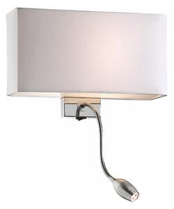 Ideal Lux - LED Fleksibilna zidna lampa HOTEL 1xE27/60W + LED/1,5W/230V