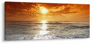 Slika zalaska sunca na Korzici (120x50 cm)