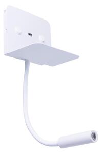 Azzardo AZ4417 - LED Fleksib. lampica s policom VERA 1xLED/5W/230V + 1xLED/6W