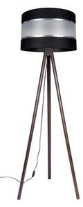 Podna lampa CORAL 1xE27/60W/230V wenge/crna/krom