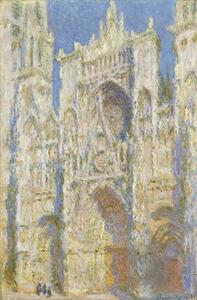 Reprodukcija Rouen Cathedral, West Facade, Sunlight, 1894, Claude Monet