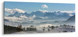 Slika snježnih planina (120x50 cm)