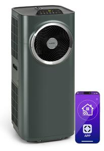 Klarstein Kraftwerk Smart 12K, prijenosna klima, 12 000 BTU, upravljanje putem aplikacije, antracit