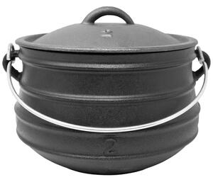 Klarstein Beefalo, lonac od lijevanog željeza, potjie, veličina M, lijevano željezo, okrugli, poklopac, 6 litara