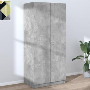VidaXL Ormar siva boja betona 80 x 52 x 180 cm od konstruiranog drva