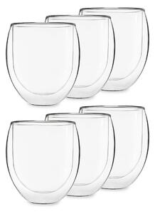 Feelino Set za led 2, šalice za čaj, set 2, 320 ml, visokokvalitetno borosilikatno staklo, perivo u perilici posuđa